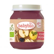 BABYBIO bio jablko a sušené slivky 130 g