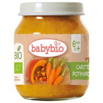 BABYBIO bio mrkva a tekvica 130 g
