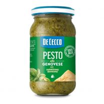 DE CECCO Pesto Genovese Bazalkové pesto so syrom Parmigiano Reggiano, pasterizované, 190g 