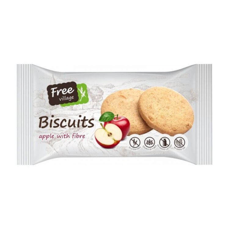 Free Village Gluten free Sušienky jablkové s vlákninou 55 g