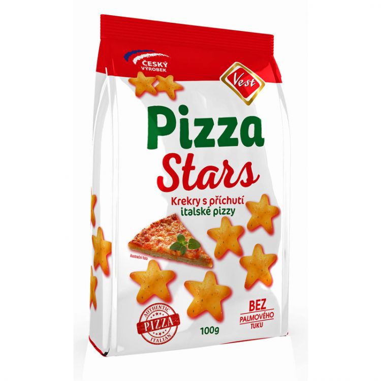Vest Pizza Stars 100g