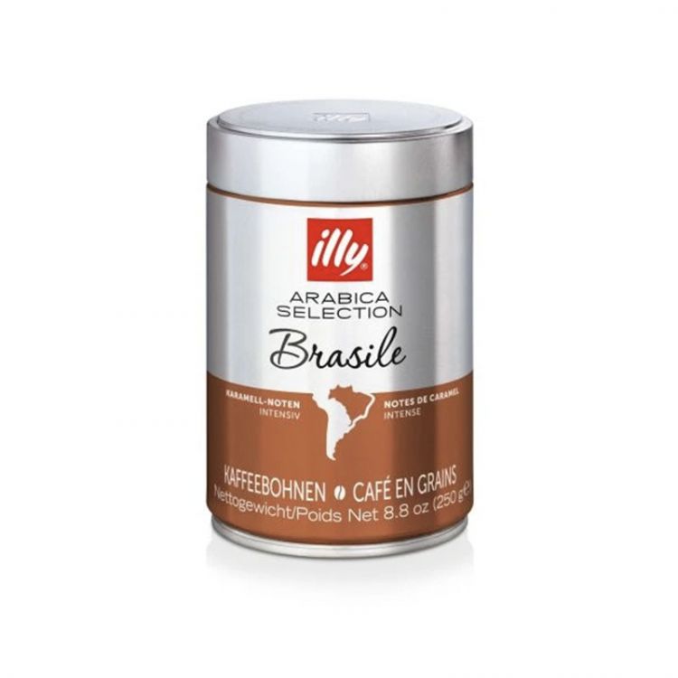 illy káva BRAZIL , zrnková káva dóza 250 g