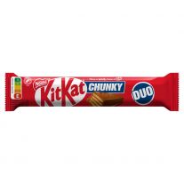 KITKAT CHUNKY Duo, čokoládová tyčinka s oblátkou v mliečnej čokoláde 64g 