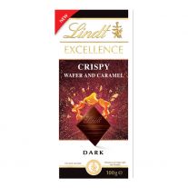 Lindt Excellence Crispy Wafer & Caramel 100g