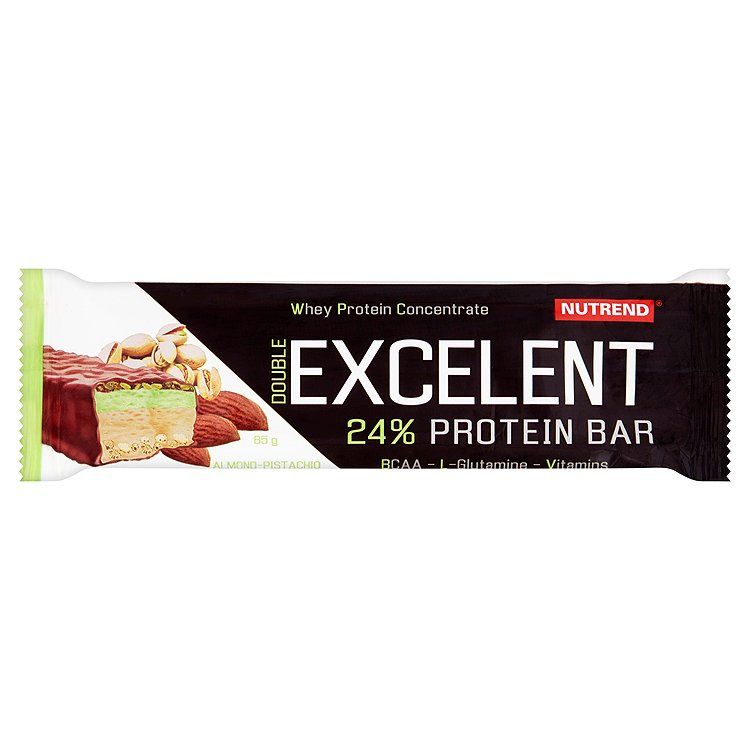 Nutrend EXCELENT DOUBLE Mandle a Pistácie 85 g
