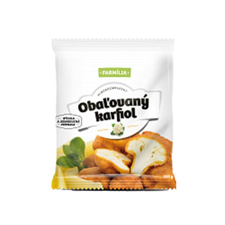 Farmília Obaľovaný karfiol 500g