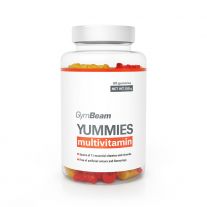 GymBeam Yummies Multivitamin 150 g, gumené medvedíky 60 ks