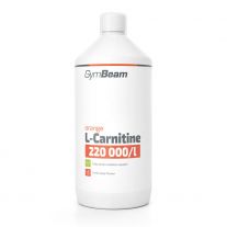 GymBeam Spaľovač tukov L-Karnitín pomaranč 500 ml