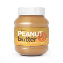 GymBeam 100 % Arašidové maslo crunchy 340 g