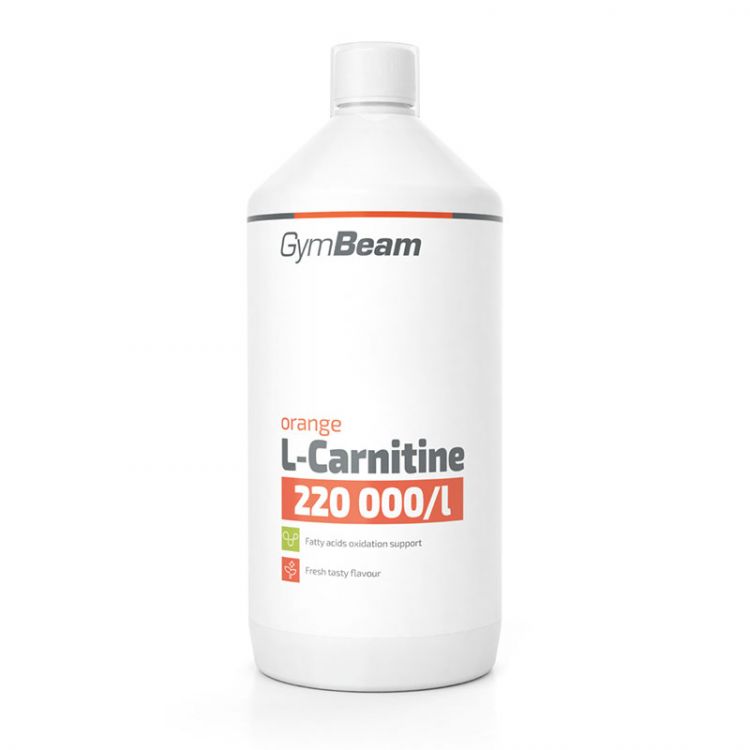 GymBeam Spaľovač tukov L-Karnitín pomaranč 1000 ml