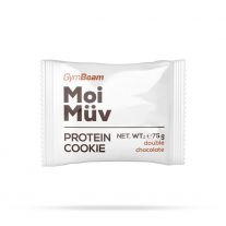 GymBeam MoiMüv Protein Cookie dvojitá čokoláda 75g