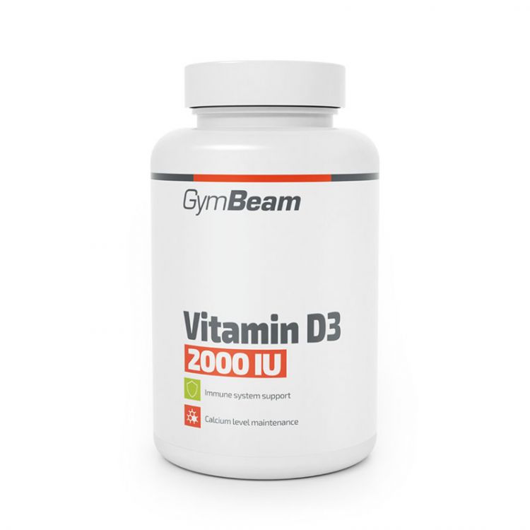 GymBeam Vitamin D3 2000 IU 120 caps