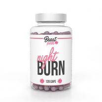 GymBeam BeastPink Spaľovač tukov Night Burn 120 kapsúl