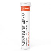 GymBeam Magnesium chelate + B6 Pomaranč 20 šumivých tabliet