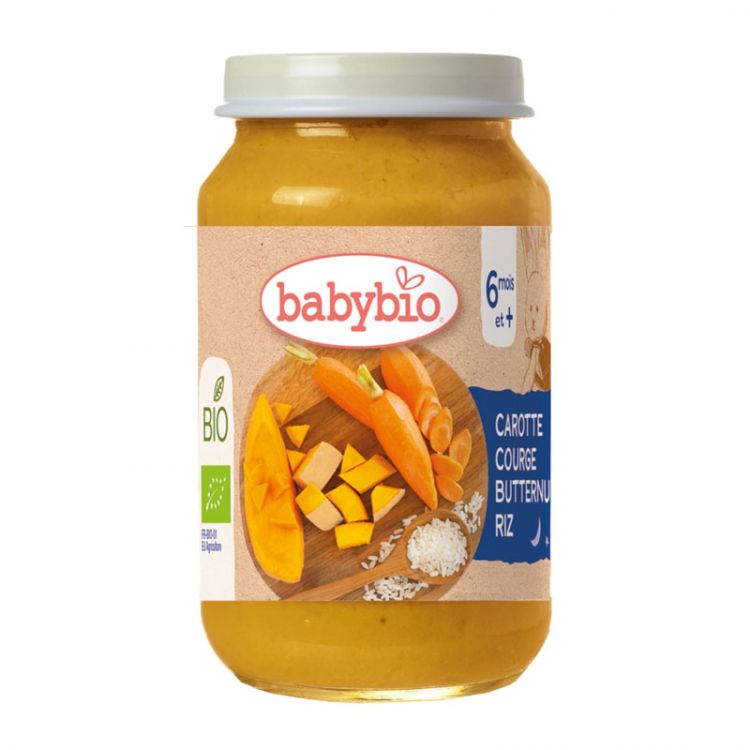 BABYBIO bio mrkva tekvica a ryža 200 g