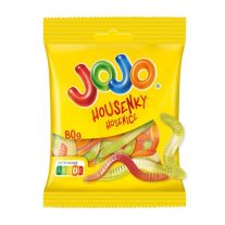 JOJO Húsenice želé cukríky s ovocnými príchuťami 80g