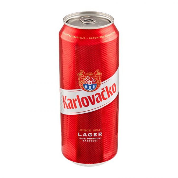 Karlovačko 11,6° pivo alk. 5,0 %  0,5l