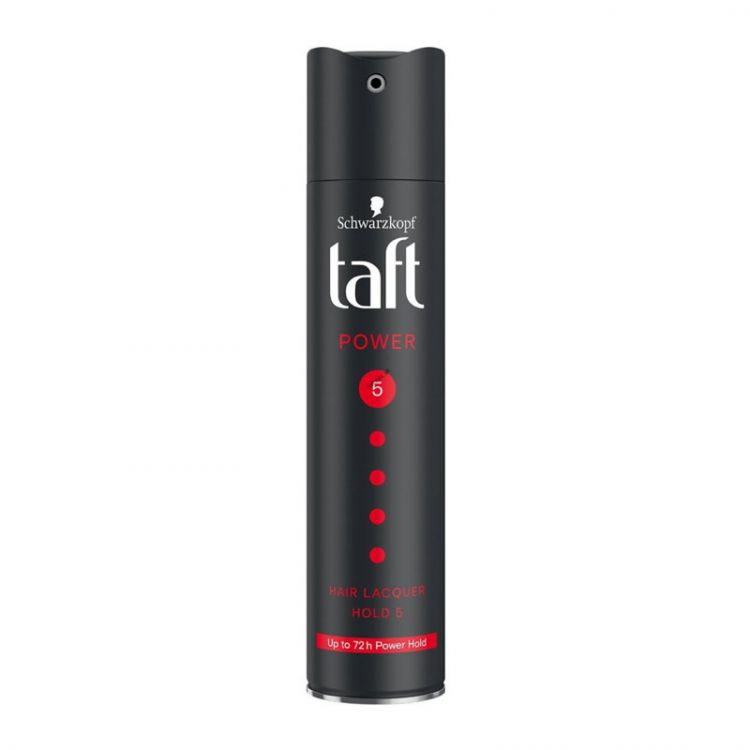 Taft Lak na vlasy powerfullnes 5 čierny 250 ml