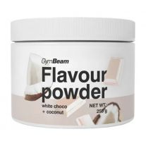 GymBeam Flavour powder biela čokoláda kokos 250 g