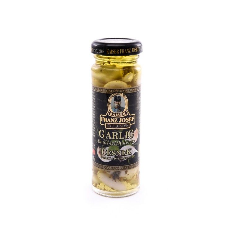 FRANZ JOSEF Cesnak v oleji s bylinkami 100g