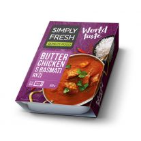 Simply fresh Butter chicken s basmati ryžou 400g