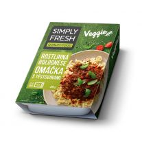 Simply fresh Rastlinná bolognese omáčka s cestovinami 400g