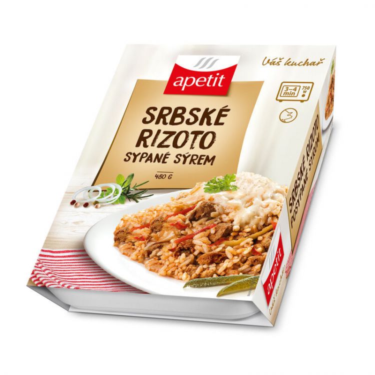 Apetit Srbské rizoto sypané syrom 480g