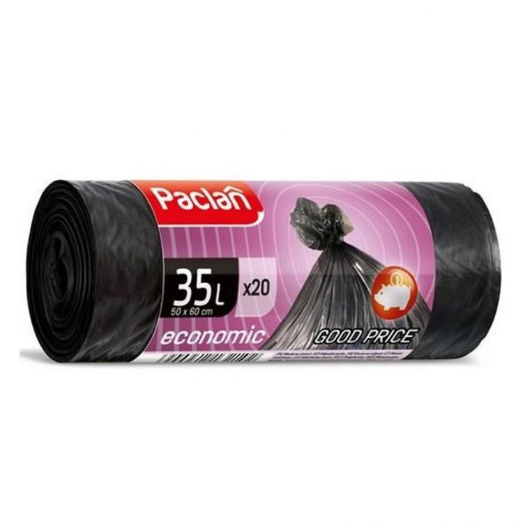 Paclan Vrecia do koša  ECONOMIC 35L-20ks