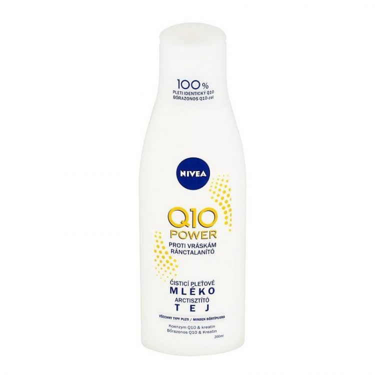 Nivea pleťové čistiace mlieko Q10 proti vráskam 200ml
