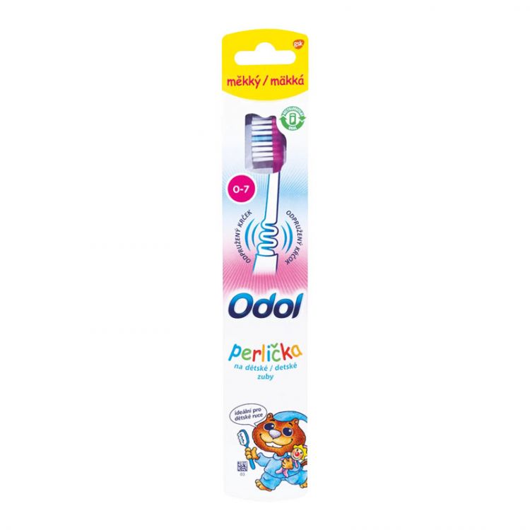 Odol zubná kefka Perlička soft 0-7r