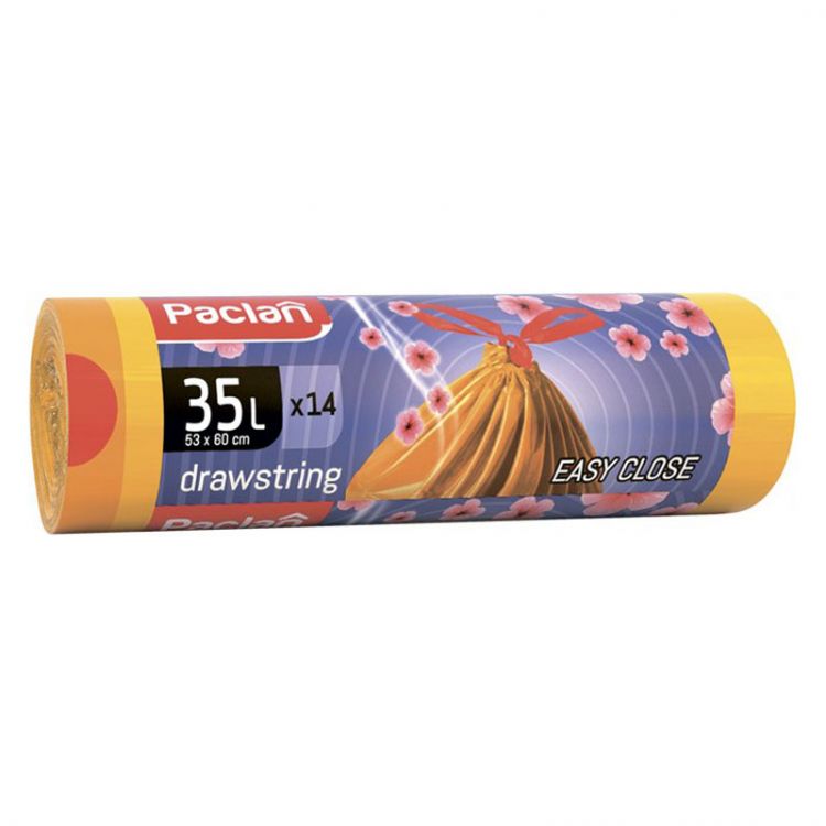 Paclan Vrecia do koša AROMA 35L-14ks zaťahovacie