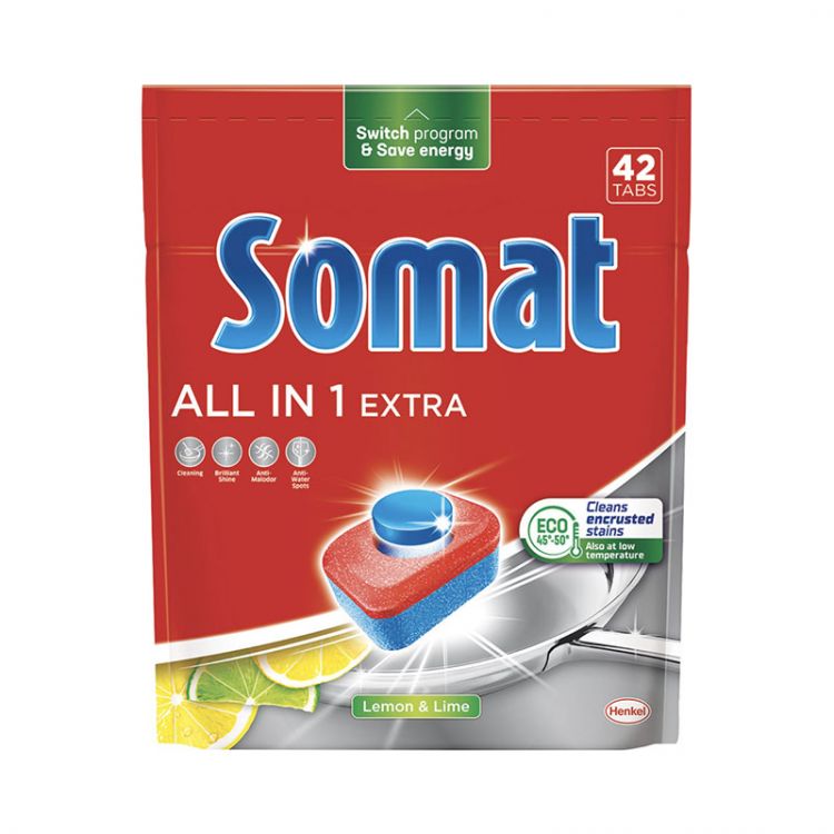 Somat tablety All in 1 Extra 42ks Lemon 42ks
