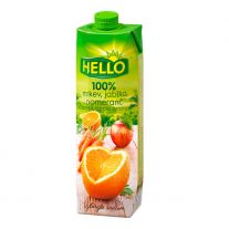 Hello 100% Imuno Mrkva jablko pomaranč 1l 