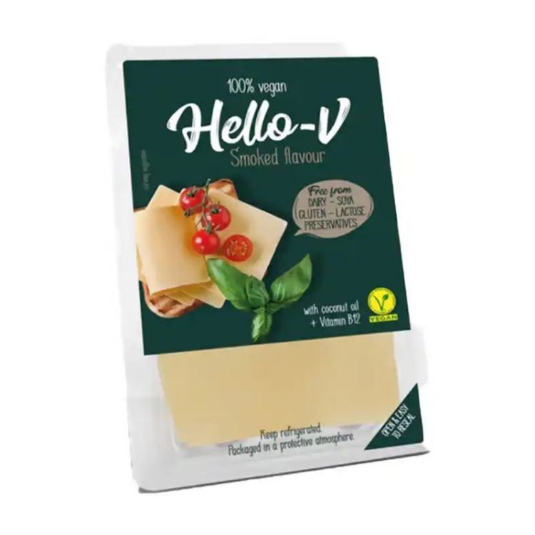 Hello - V Vegan syr údený plátky 140g