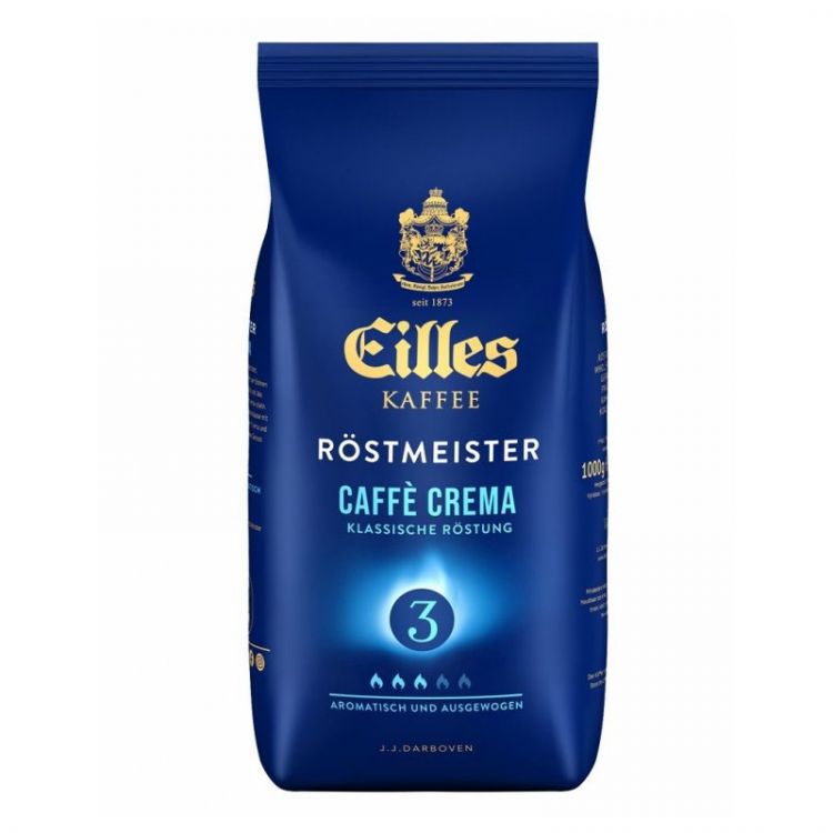 Eilles Kaffee Röstmeister Caffé Crema, zrnková káva 1000g
