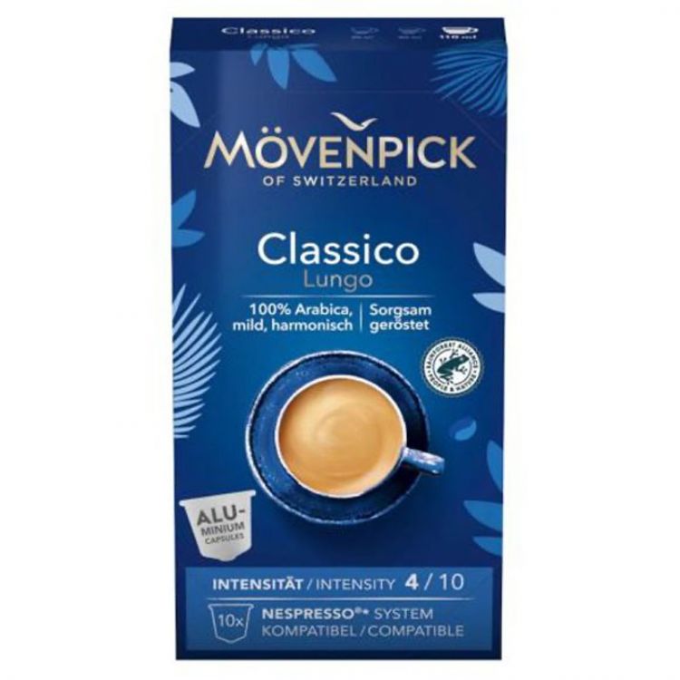 Mövenpick, alu kapsule Classico Lungo 10 x 5,7g