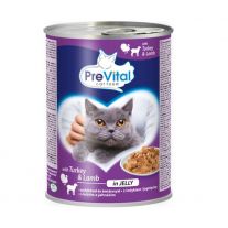 PreVital Konzerva pre mačky morka-jahňa 415g
