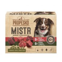 Propesko Mistr kapsičky pre psov 12x85g (hovädzí, zverina)