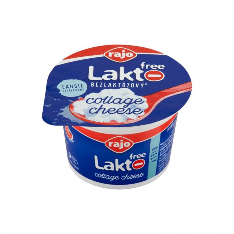 Rajo Lakto Free Cottage Cheese Biely 180 g