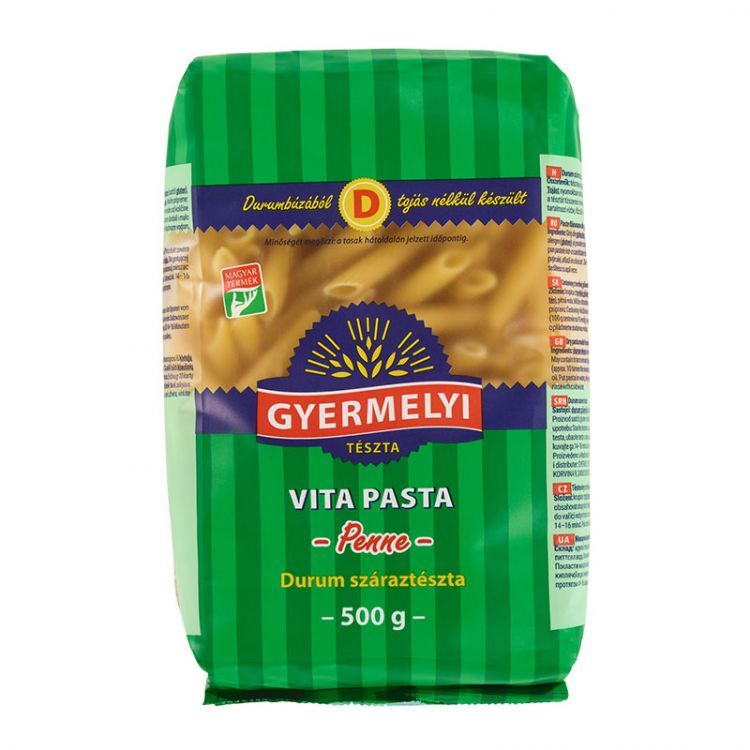Gyermelyi Vita Pasta Penne semolinové 500g