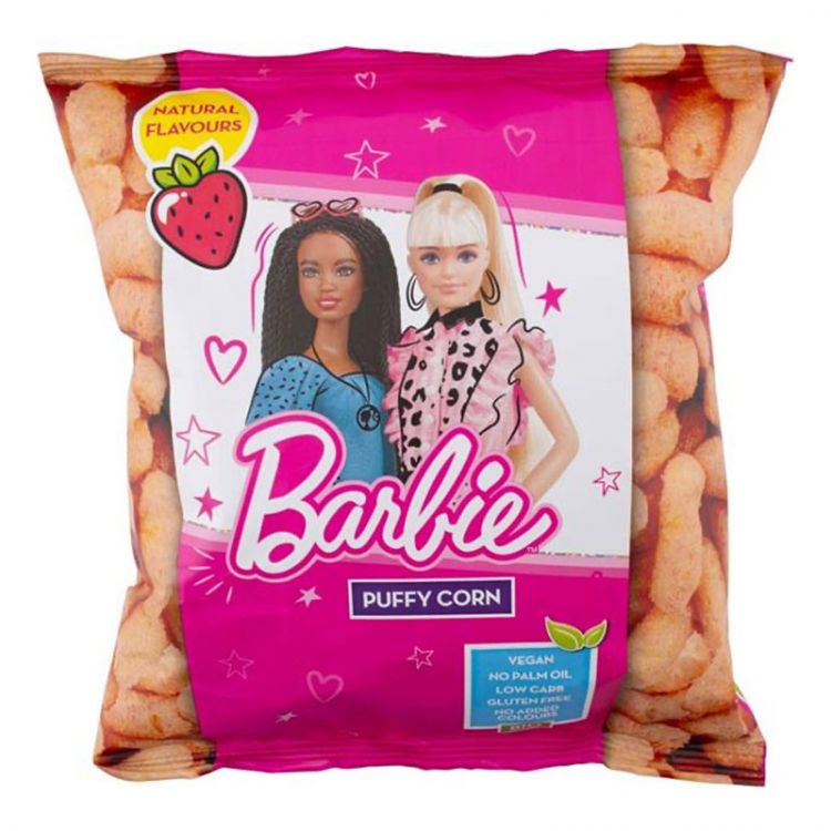 Sweet'n Fun Barbie BIO chrumky jahodové 50g