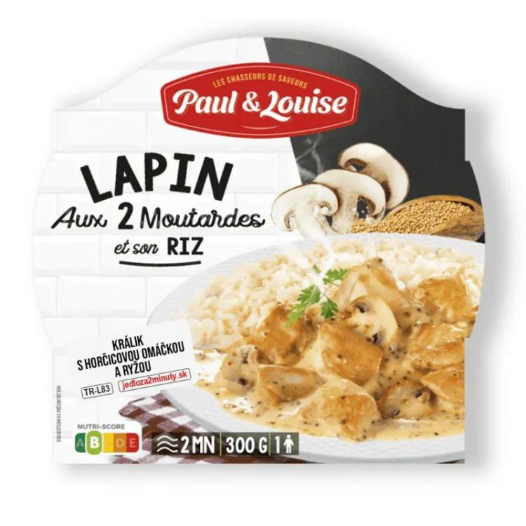 Paul&Louise Králik s horčicovou omáčkou a ryžou 300g
