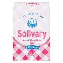 Solivary Soľ jodovaná s fluórom 1 kg