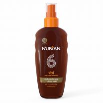 Nubian olej na opaľovanie SPF 6 s betakaroténom v spreji 150 ml