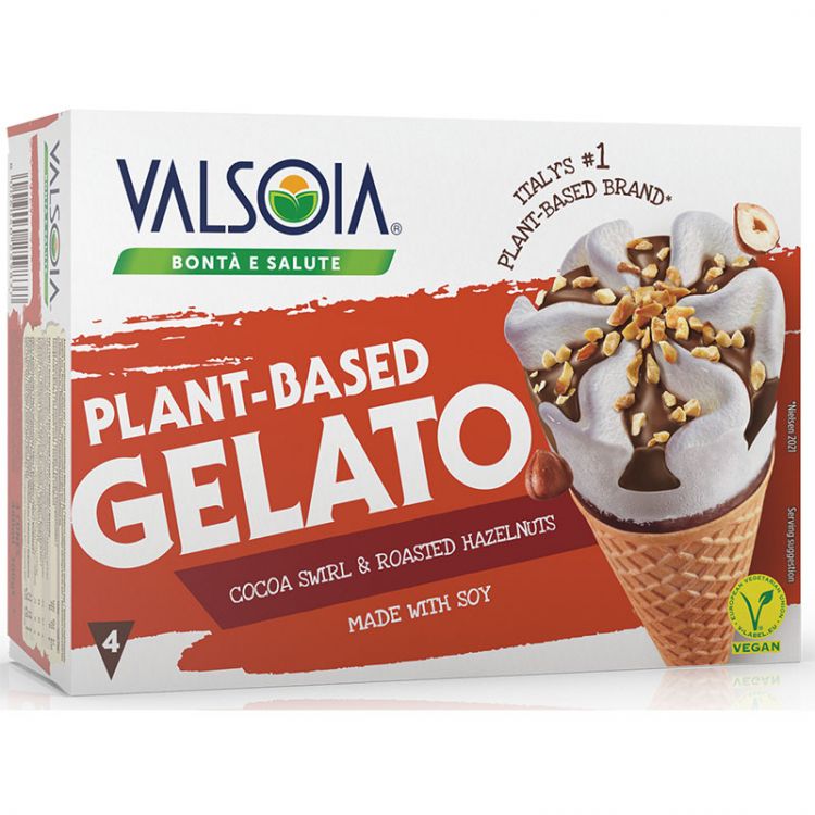 Valsoia Multipack zmrzlina Sója Kornútok 4x120ml