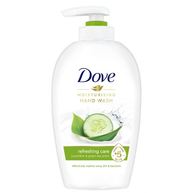 Dove Tekuté mydlo Caring  Cucumber & Green Tea  250 ml