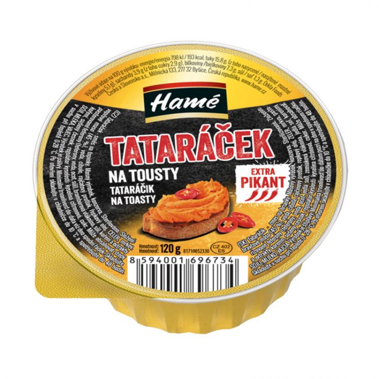 Hamé Tataráčik na tousty 120g
