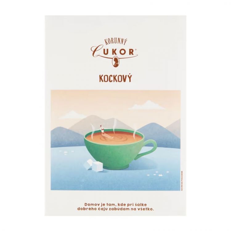 Korunný cukor kocky 1kg