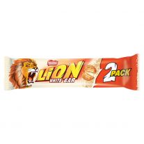 Lion White 2Pack, chrumkavá oblátka v bielej poleve 2x30g