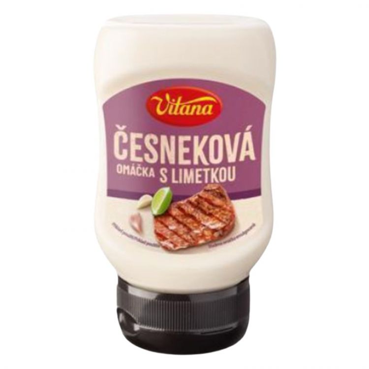 Vitana omáčka Cesnaková s limetkou 270g